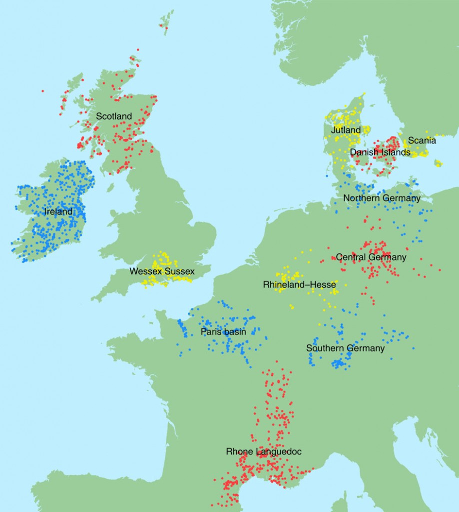 Shennan Neolithic Population Map