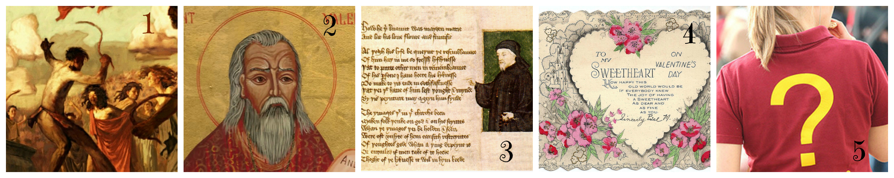 Friday Five Valentines Day History