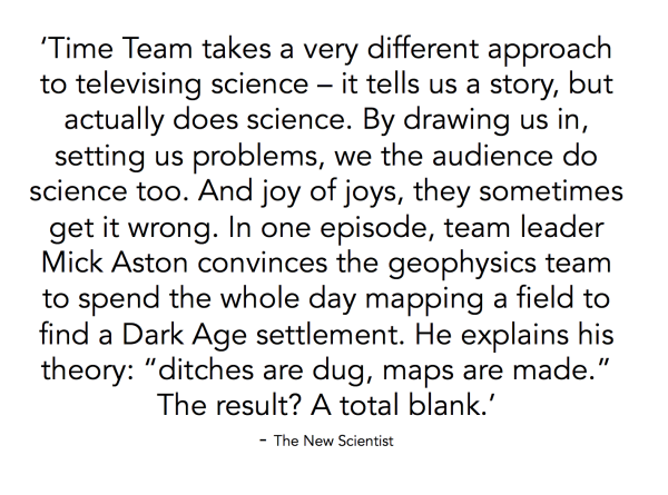 Why did Time Team Work? 