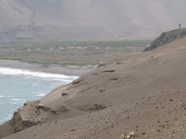 The Rio Camarones valley and the Atacama Desert,