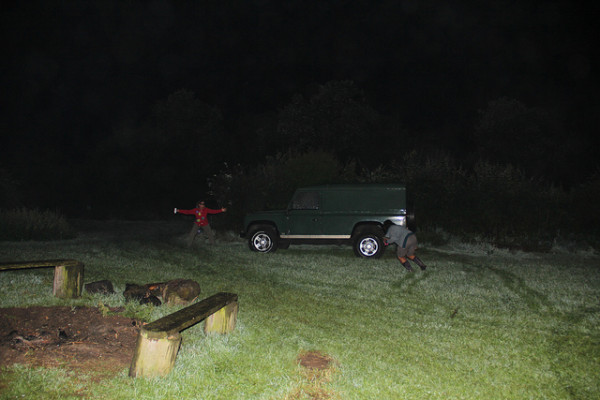 Flag Fen LandRover Peekaboo