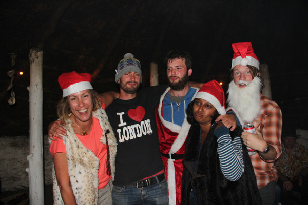 Flag Fen Party Santa Hats