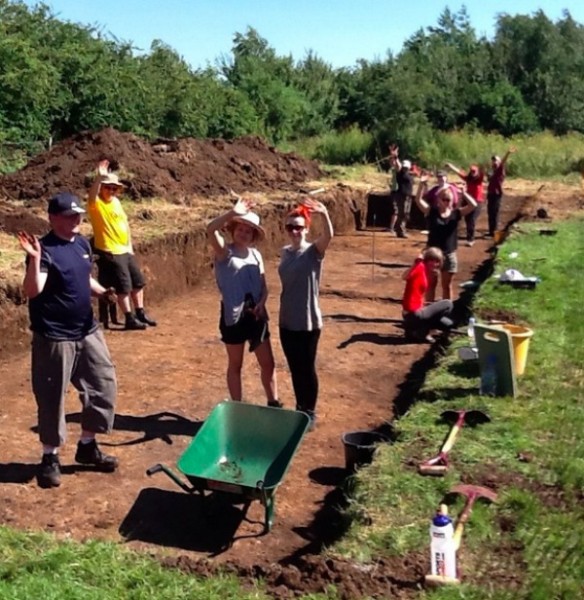 Our first trench