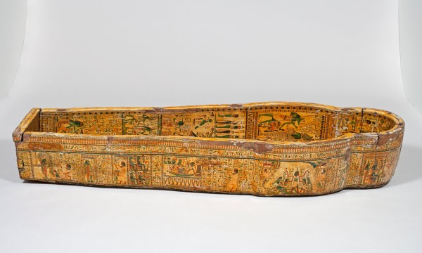 One of Nespawershefyt’s coffins made from parts of at least one older coffin. Photograph: Andrew Norman/The Fitzwilliam Museum, Image Li