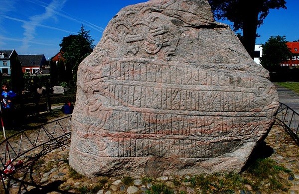 Harald's Rune Stone from Jelling, Denmark
