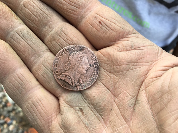 DW Thames George III coin