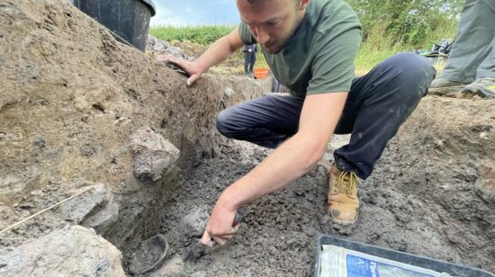 Excavating at Soulton Hall