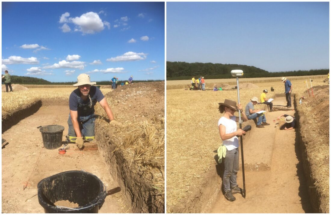 Trench 8 at Elmswell Farm
