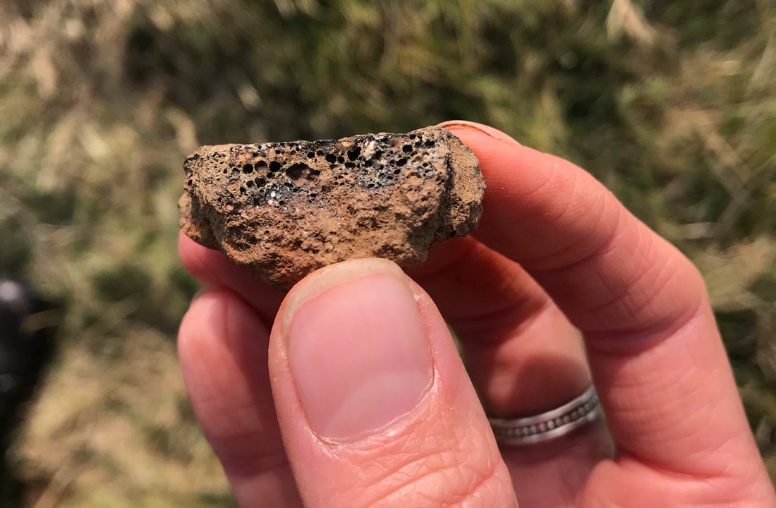 A piece of slag