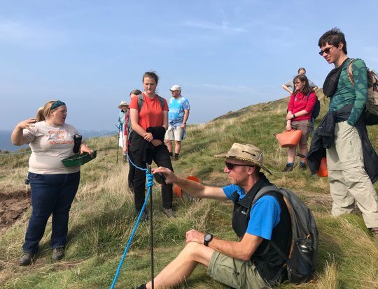 Youth Park Rangers join the dig