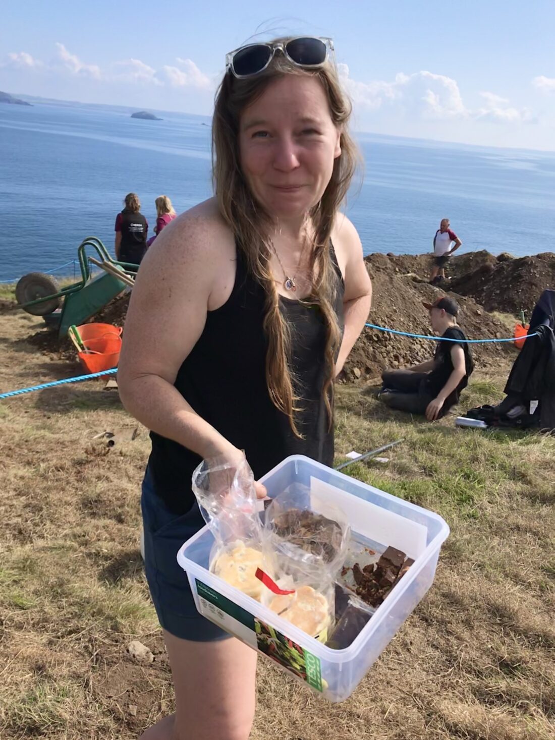 Venturer Jo brings the refreshments