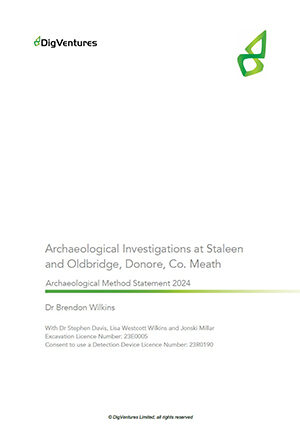 Cover of Boyne Valley Research Project Method Statement 2024